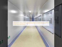 먼지 없는 작업장을 위한 알루미늄 합금 5mm 강화 안전 유리 창문